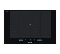 Whirlpool SMP 778 C/NE/IXL hobs Negro Integrado Con - Placa (Negro, Integrado, Con placa de inducción, iXelium, Sin marco, 7400 W)