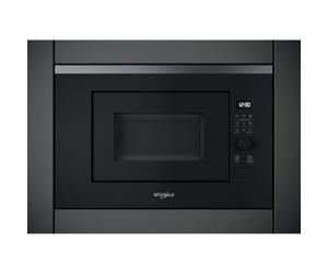 Whirlpool WMF201G Microondas Integrable con Grill 20L 800W Negro/Inox