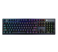 Whirlwind FX Element V2 Teclado para juegos: iluminación interactiva y personalizable, experiencia RGB inmersiva y reactiva (lineal rojo)