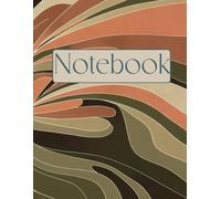 Whirlwind of Earth Tones Notebook: 100 pages (8,5x11) of lined pages