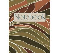 Whirlwind of Earth Tones Notebook: 100 pages (8,5x11) of lined pages