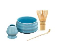 Whisk Bowl, Measuring Scoop Set, Natural Tea Set, 2.76 Inches Professional