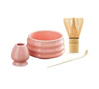 Whisk Bowl, Measuring Scoop Set, Natural Tea Set, 2.76 Inches Professional