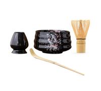 Whisk Bowl, Measuring Scoop Set, Natural Tea Set, 2,76 pulgadas