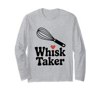 Whisk Taker: Divertido Juego de Palabras para Hornear para Chefs y Amantes de la Comida Manga Larga