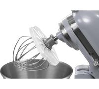 Whisk Wiper® PRO for Stand Mixers - Mix Without The Mess - The Ultimate Stand Mixer Accessory - Compatible With KitchenAid Tilt-Head Stand Mixers - 4.5qt, 5qt (Color: Clear)