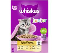 Whiskas 85gx12x4 Multipack Junior selección de aves en gelatina