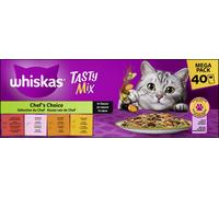 Whiskas 85gx40 TastyMix Chef's Choice en Salsa Megapack