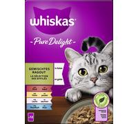 Whiskas 85gx48 PureDelight Ragú mixto en gelatina Multipack