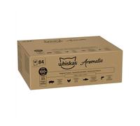 WHISKAS Aromatic Comida húmeda en Salsa para Gatos, 84 x 85 g, selección Mixta