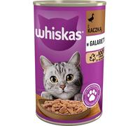WHISKAS Comida húmeda para gatos 1+ con gelatina de pato 400g