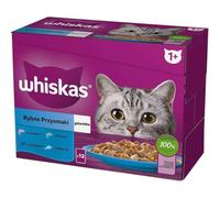 Whiskas Comida húmeda para Gatos Adult 1+ con Pollo en gelatina, 12 latas (12 x 400 g