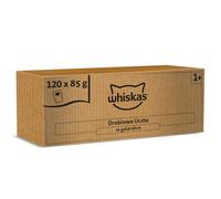 Whiskas Comida húmeda para gatos en gelatina de aves de corral en sobres 120 x 85 g