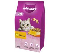 WHISKAS Comida Seca para Gatos 1+ con Pollo 2x7kg