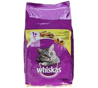 WHISKAS Croquettes au poulet - Pour chat adulte - 3,8 kg