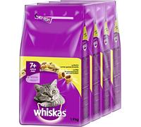 whiskas gato Forro trockenfutter Senior para Antiguos Gatos a partir de 7 años (6 x 1,9 kg)