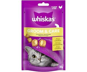 WHISKAS® Groom & Care - Bolsa de porciones con Pollo (1 x 45 g)