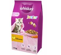 WHISKAS Junior 1,4 kg - pienso seco para gatitos, con delicioso pollo