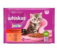 Whiskas Kitten Selección Clásica Sobres en Salsa para Gatitos 13 x 4 x 85 gr