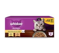 Whiskas Pure Delight Comida Húmeda en Gelatina en Bolsita para Gatos Adultos Selección Aves 13x4x85g