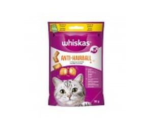 Whiskas snack gato anti-hairball pollo 50 gr