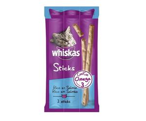 Whiskas Snacks Stick Salmón