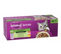 WHISKAS TASTY MIX comida húmeda para gatos Selección del chef en salsa 40 x 85 g