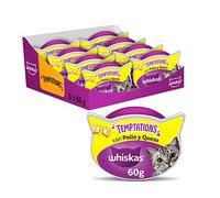 ‎Whiskas Temptations alimento seco para gatos 60 g Adulto Pollo
