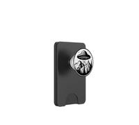 Whisker-LY - Ovni de Gato secuestrado en Estilo Retro PopSockets PopWallet para MagSafe