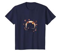 Whisker Me Away: Amante de los Gatos caprichoso Camiseta, Niños, Azul Marino, 2 años