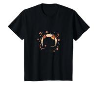 Whisker Me Away: Amante de los Gatos caprichoso Camiseta, Niños, Negro, 2 años