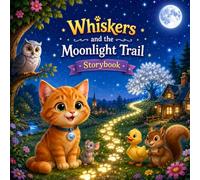 Whiskers and the Moonlight Trail: Cute Storybook