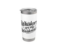 Whiskers Are My Weakness Vaso térmico de acero inoxidable de doble pared