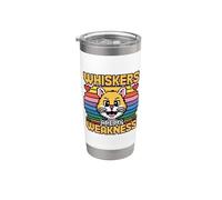 Whiskers Are My Weakness Vaso térmico de acero inoxidable de doble pared