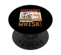 Whiskers in The Whisk PopSockets PopGrip Adhesivo