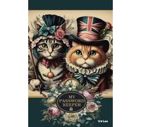 Whiskers & Teacups: A British Cat-Themed Password Book - 6 x 9": A charming woodland-themed password keeper to easily organize your login information. Ideal for home, office, or as a thoughtful gift