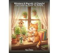 Whiskers & Warmth: Coloring Book for Adults and Teens, Cute Kawaii Cats in Cozy Everyday Scenes: 30 Bold and Easy Designs Featuring Cheerful Cats for ... | Simple Cute Illustrations with Thick Lines