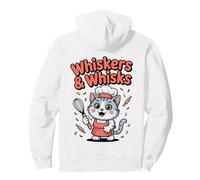 Whiskers & Whisks Cute Cat Chef - Camiseta gráfica para Hornear Sudadera con Capucha