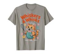 Whiskers & Whisks Cute Chef Cat Ropa de Cocina Camiseta