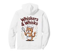 Whiskers & Whisks Cute Chef Cat Ropa de Cocina Sudadera con Capucha
