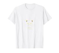Whiskers & Whispers Mystical Cat Design para Amantes de los Gatos Camiseta, Hombre, Blanco, S