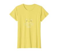 Whiskers & Whispers Mystical Cat Design para Amantes de los Gatos Camiseta, Mujer, Limón, XL