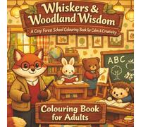 Whiskers & Woodland Wisdom Adult Colouring book | Cute and Cosy illustrations for Anxiety and Relaxation: A Cosy Forest School Colouring Book for Calm & Creativity