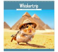 Whiskertrip - Viaje al mundo con un hámster (calendario de pared 2026, 30 x 60 cm, abierto) CALVENDO 12 Month Wall Calendar