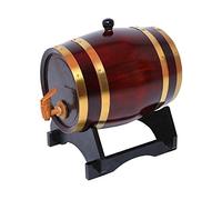 Whiskey - barril de vino de roble para whisky y cerveza de cerveza de Tequila y más garantizada sin fugas (3L) Retro