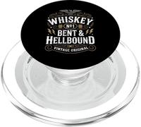 Whiskey Bent And Hellbound Funny Whiskey Cowboy Cowgirl Fun PopSockets PopGrip para MagSafe