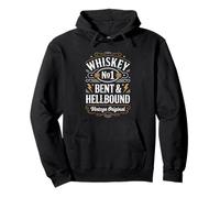 Whiskey Bent And Hellbound Funny Whiskey Cowboy Cowgirl Fun Sudadera con Capucha