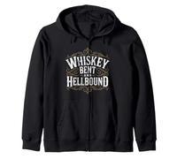 Whiskey Bent And Hellbound Funny Whiskey Cowboy Cowgirl Fun Sudadera con Capucha