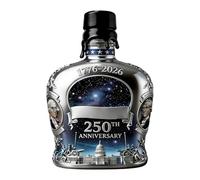 Whiskey Bottle - 350ml US 250th Annivers | Collectible Whiskey Decanter For Bourbon And Home Bar, Anniversaries Container For Collectors, Elegant; Perfect For Showcasing Legacy Spirits And Decor