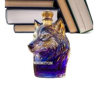 Whiskey Bottle - Leak Proof Animal Home Decor, Dog Liquor Decanter Bar Decorations | Dog Head Art Statue Whiskey Decanter For Bourbon Vodka Tequila Brandy Wedding Dinners Birthday Living Room